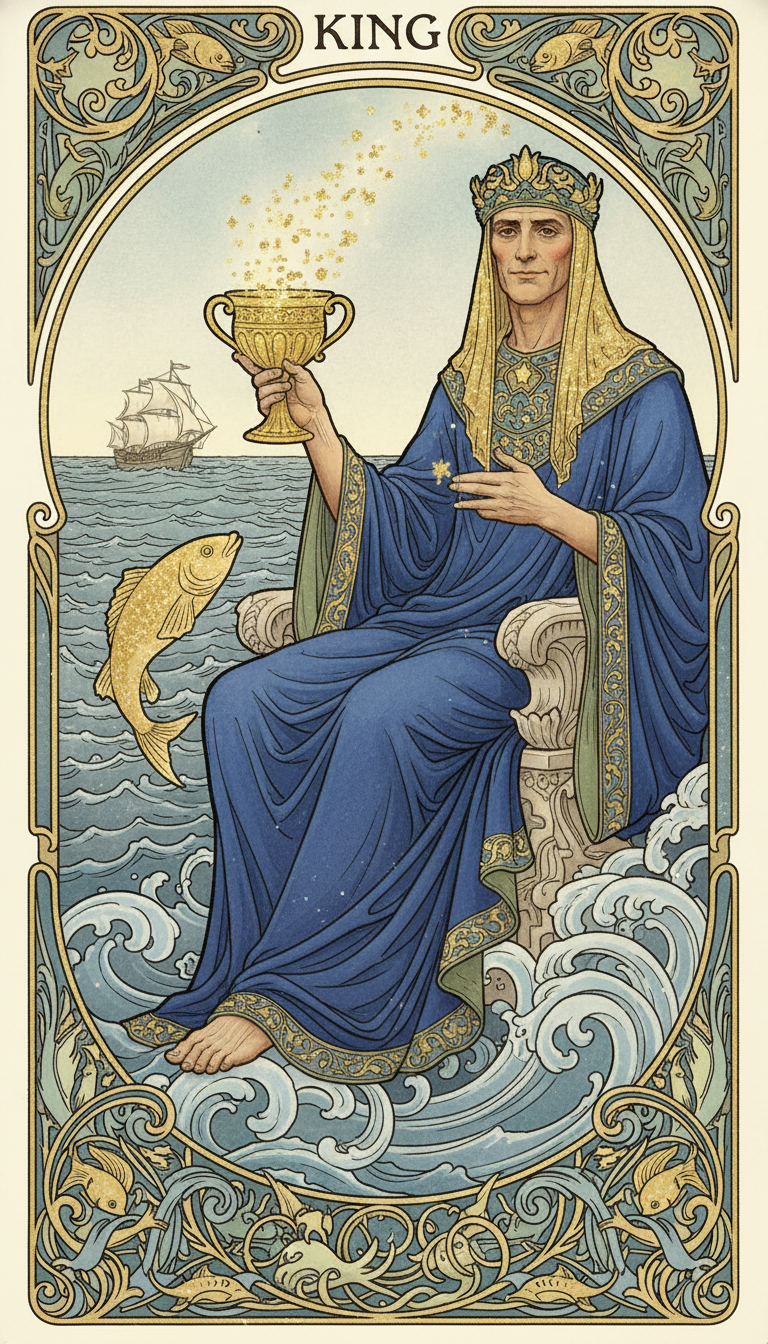 King of Cups tarot card